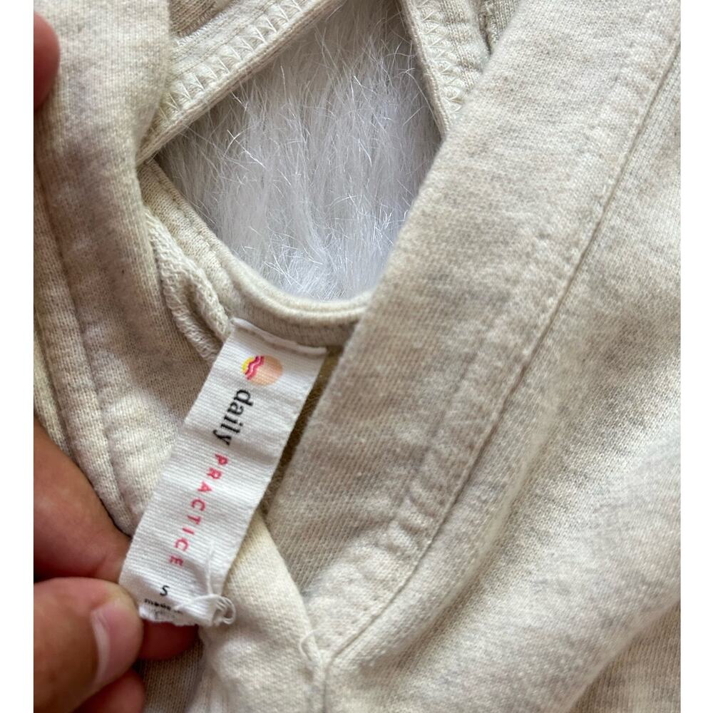 Daily Practice by Anthropologie Playa del Amore Romper Light Sand Size Small - Picture 7 of 11